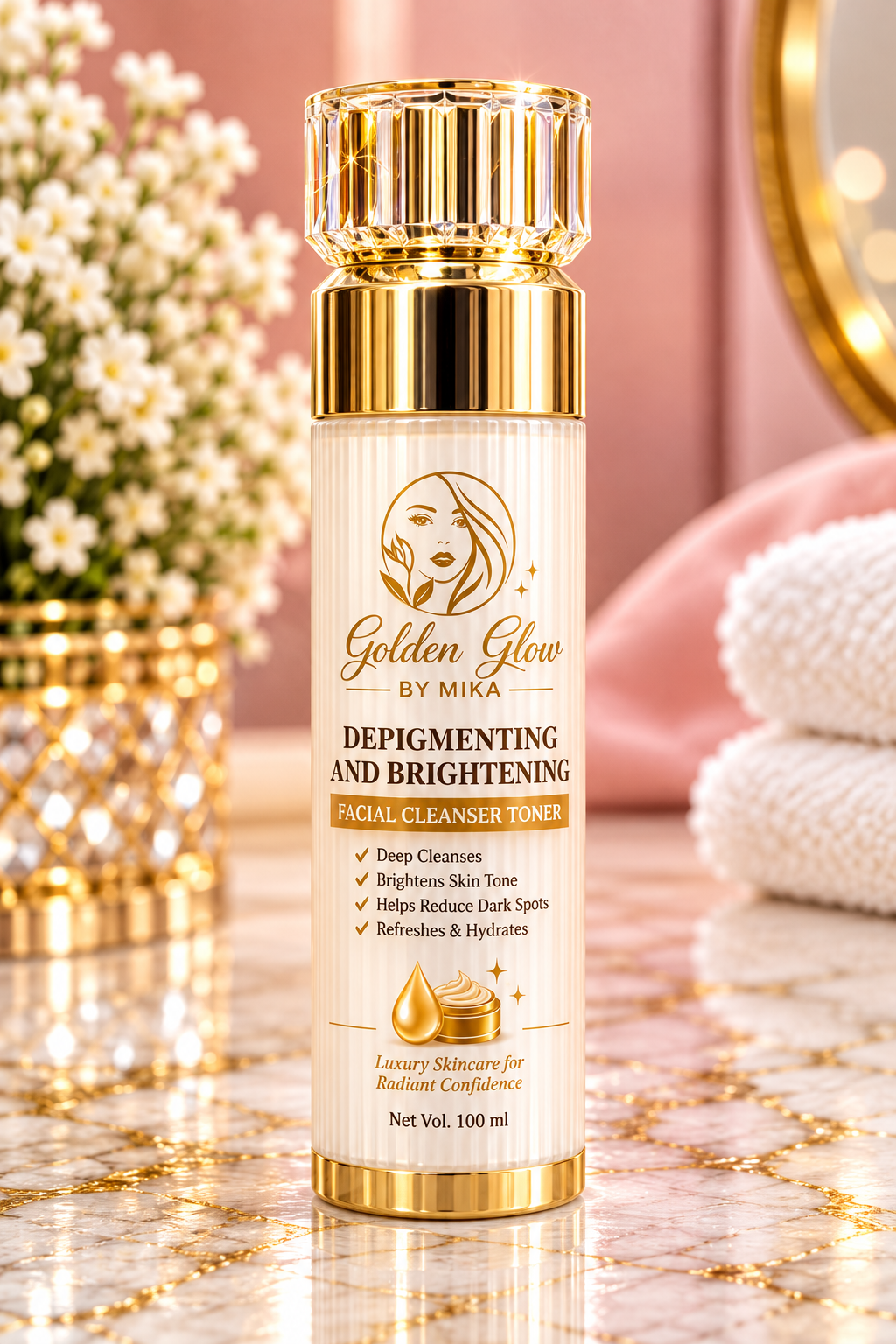 GOLDEN GLOW SIGNATURE COLLECTION DEPIGMENTING TONER