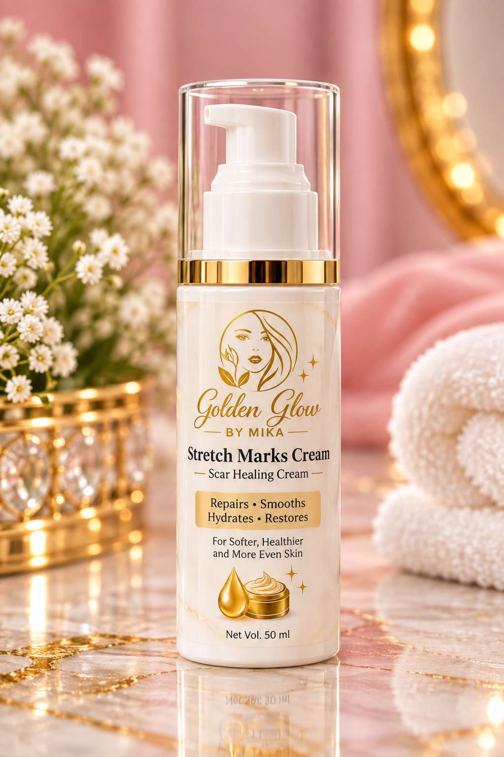GOLDEN GLOW SIGNATURE COLLECTION STRETCH MARK CREAM